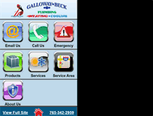 Tablet Screenshot of gallowaybeck.com